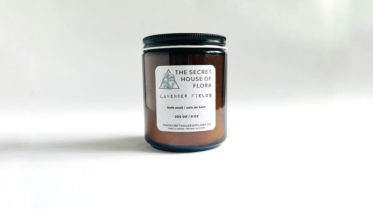 Lavender Fields Bath Soak | Canadian Sea Salt Bath Salts